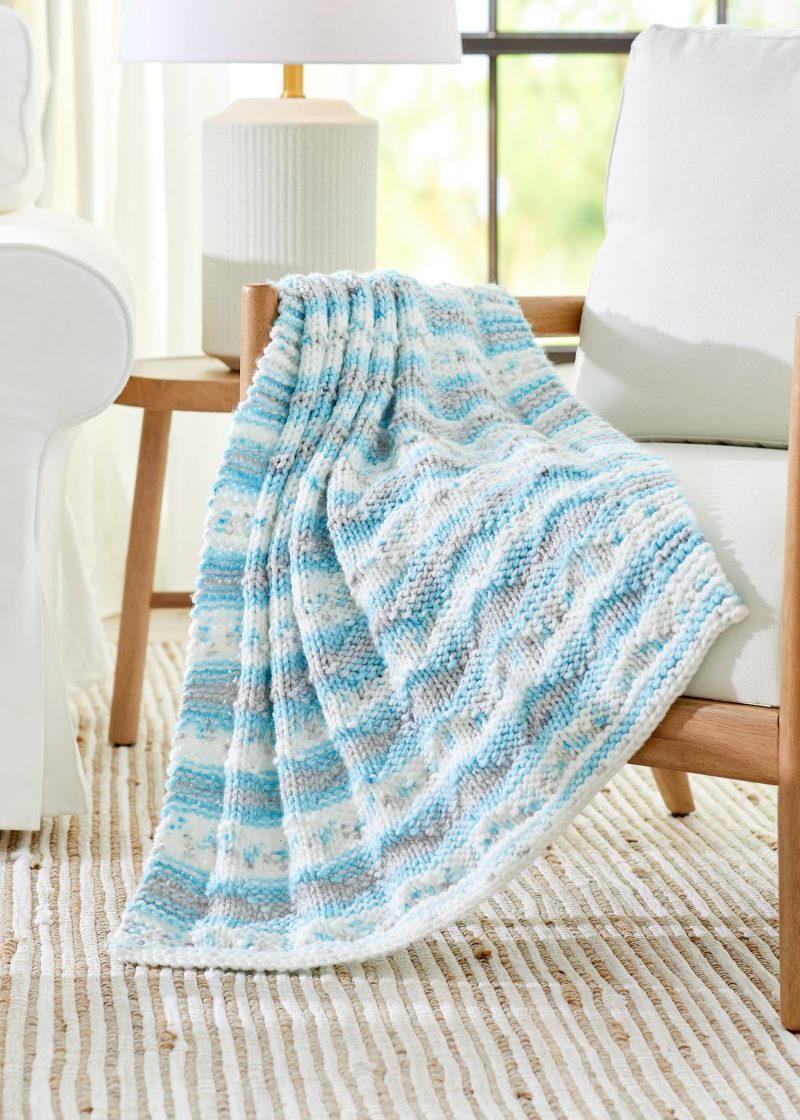 BloomChunky PiqueDiamondsBabyBlanket 2534