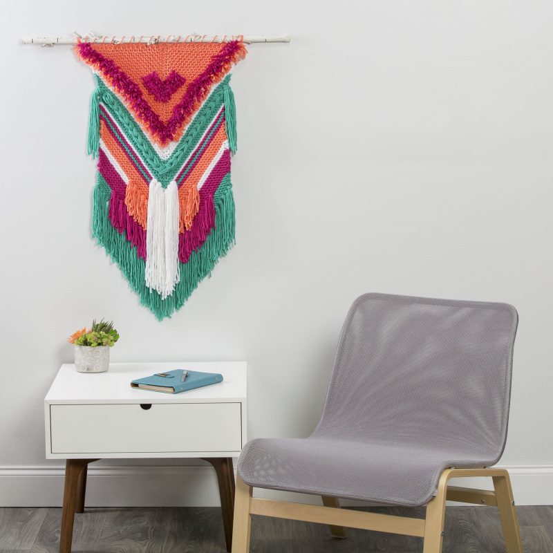 EverydayBulky ModernChevronWallHanging 1