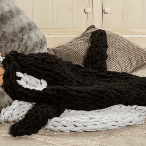 Premier® Arm Knit Orca Blanket